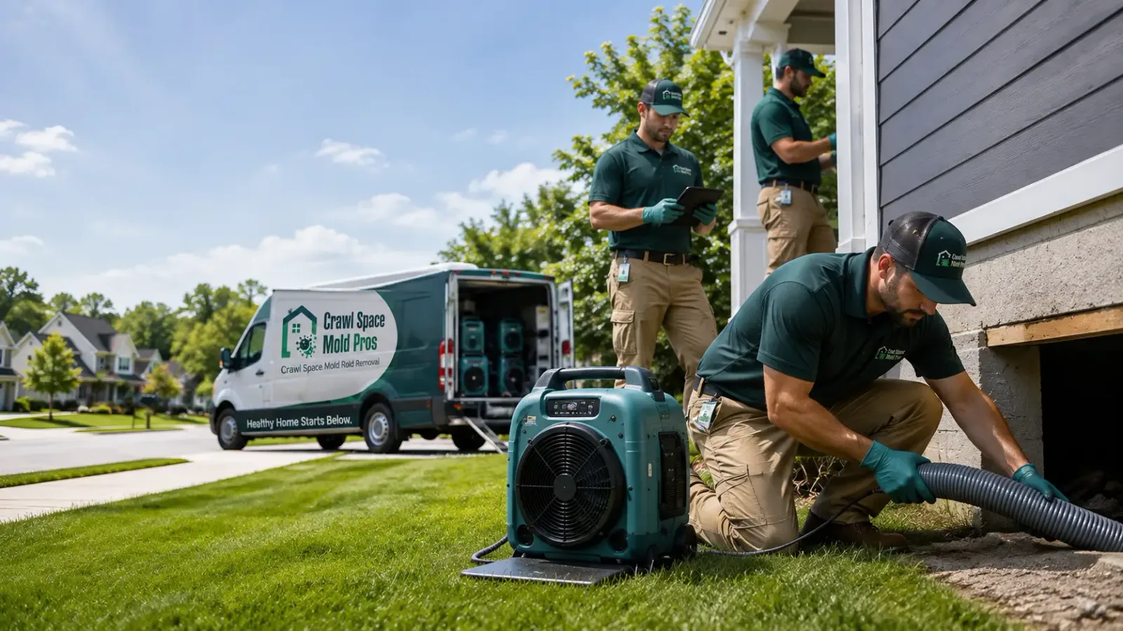Crawl Space Mold Removal in Earleton, FL